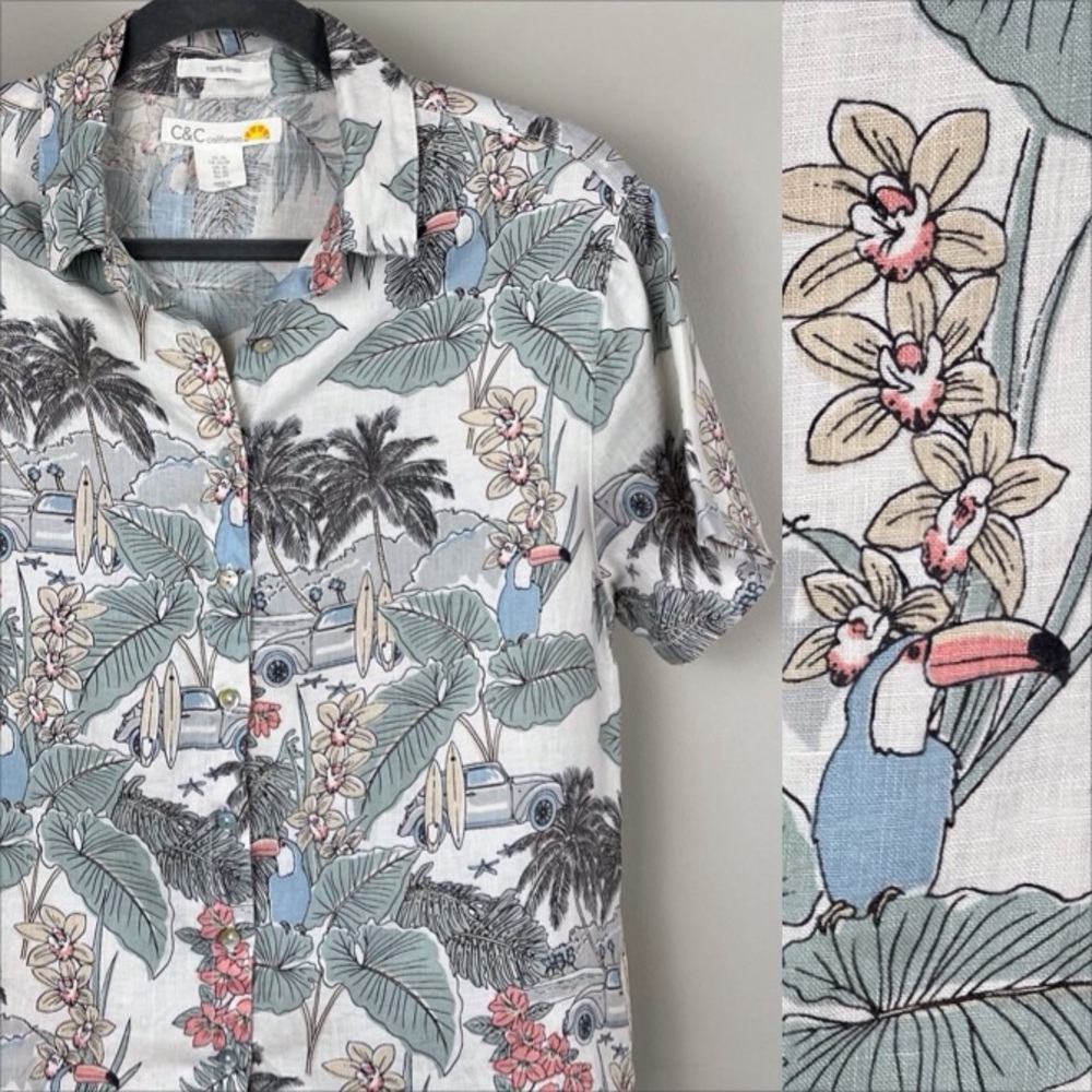 C&C California Linen Button Down Shirt